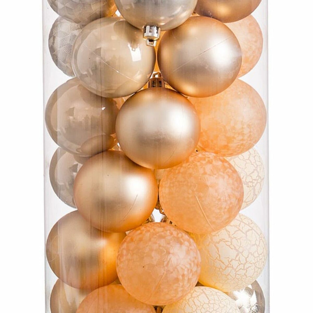 Gold Bauble Ornaments, Set of 40 (6cm)