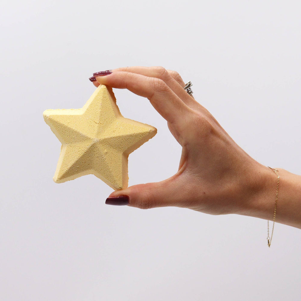 Christmas Bath Bomb Gift Set - Snowflake & Star Bath Bombs