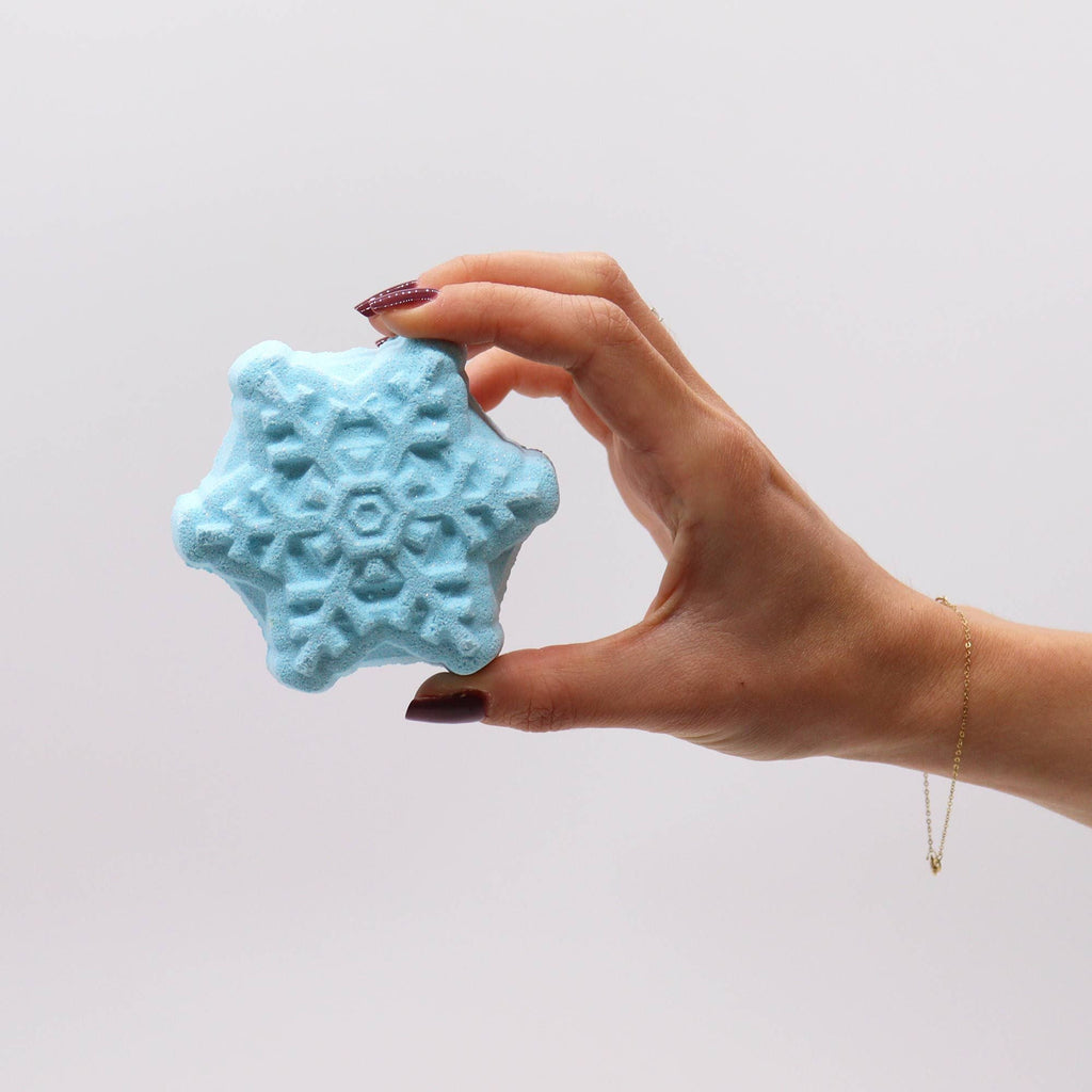 Christmas Bath Bomb Gift Set - Snowflake & Star Bath Bombs