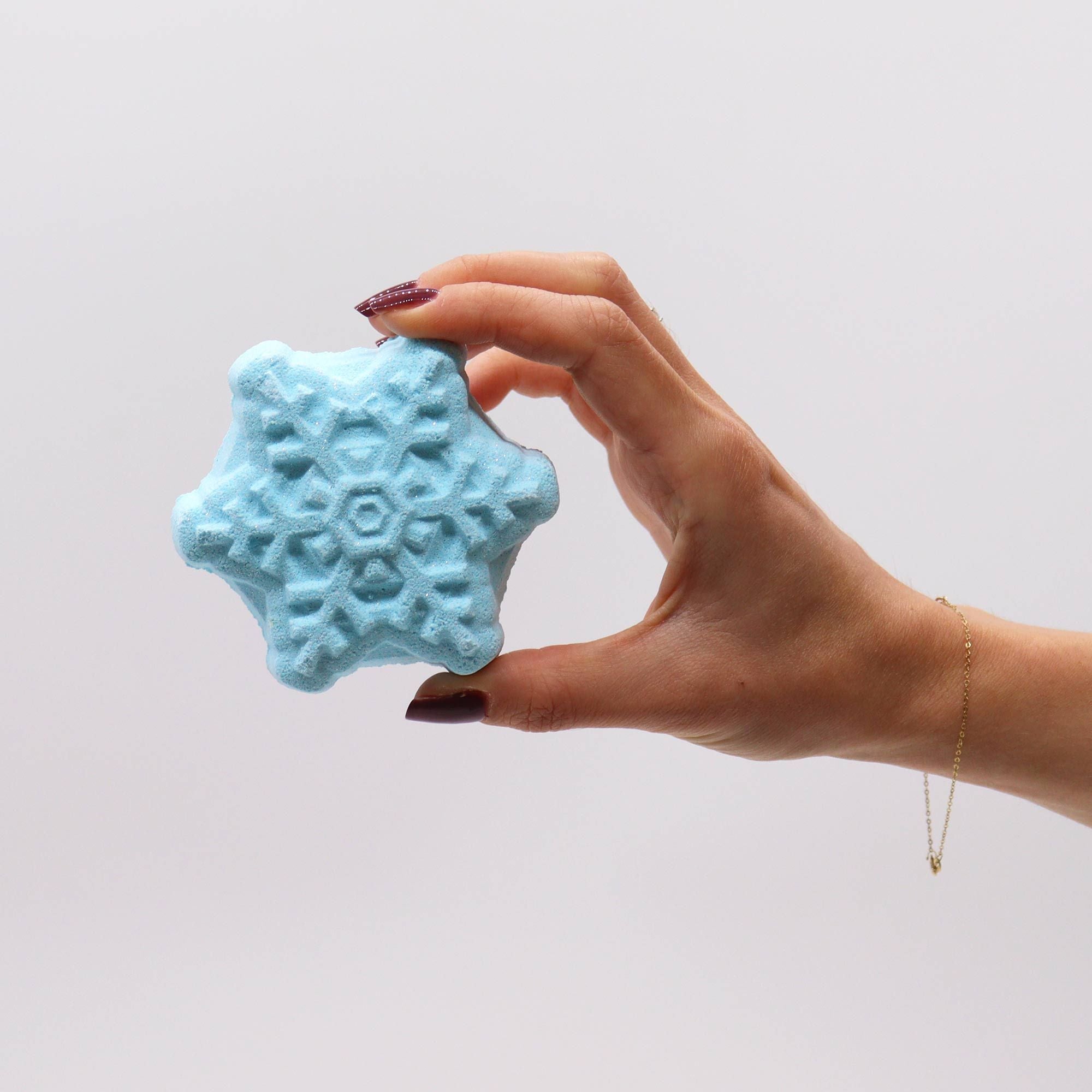 Christmas Bath Bomb Gift Set - Snowflake & Star Bath Bombs