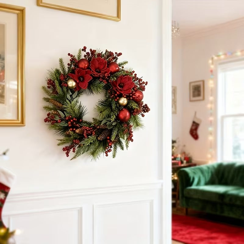 Vintage Christmas Garland Wall Hanging Decor