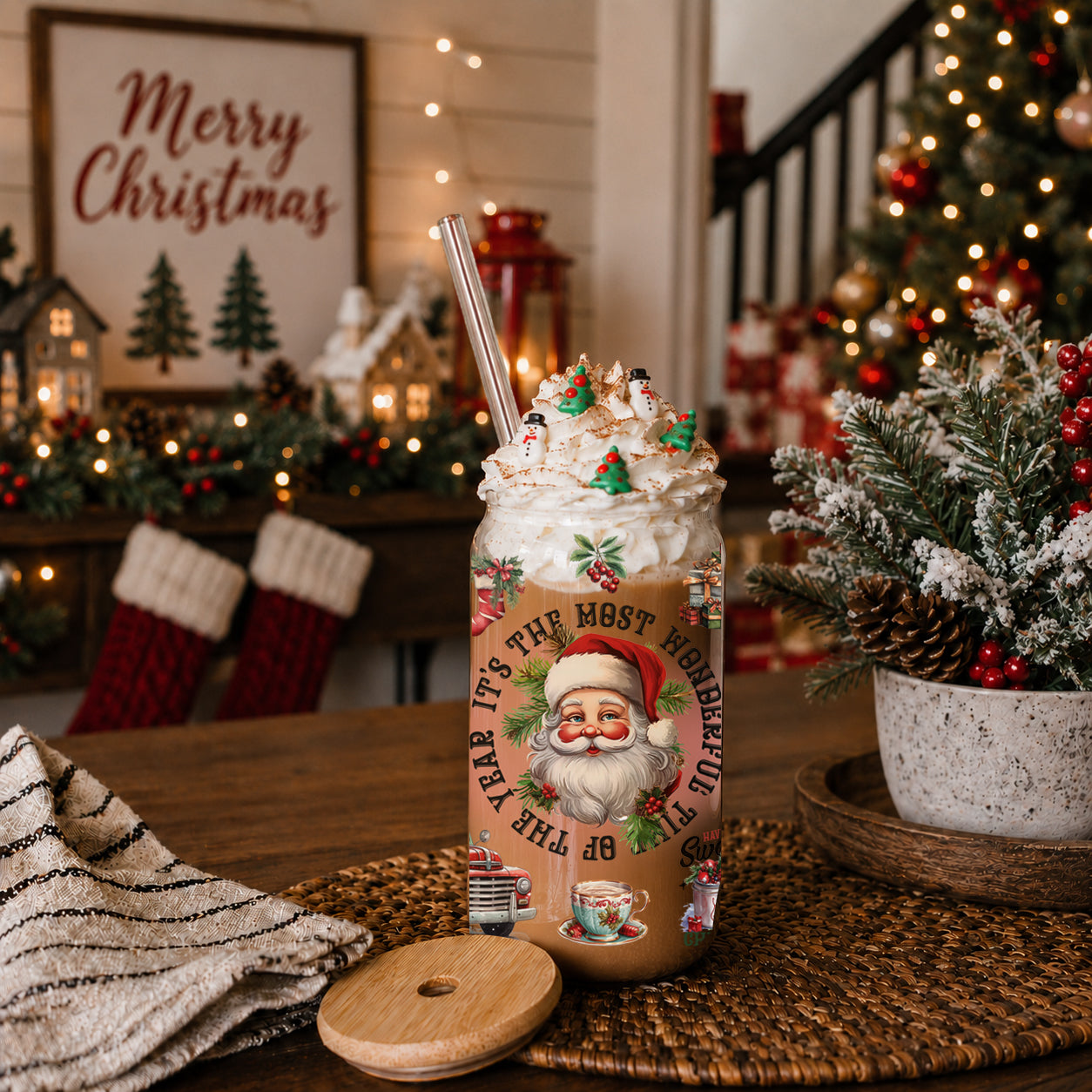 Vintage Christmas 17oz